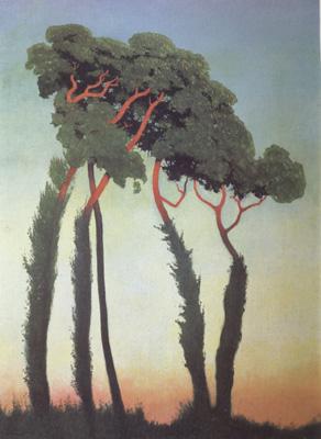 Felix  Vallotton Landscape with Trees (nn03) France oil painting art